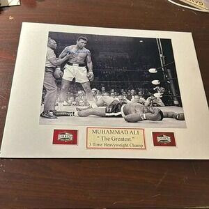 Muhammad Ali autographed photo